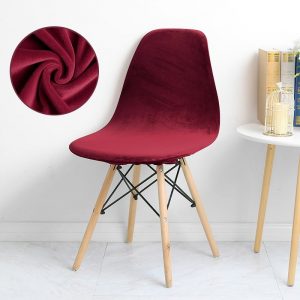 Housse chaise scandinave velours